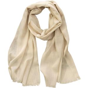 Women's Cotton Scarves Lady Light Soft Fashion Solid Scarf Wrap Shawl (Beige Gray)