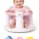 Baby Bath Seat for Babies 6 Months & Up - Bathtub Seats for Babies with 3 Baby Bath Toys, Non-Slip, Comfortable, Infant Bath Essentials-Pink