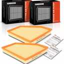 A-Premium 2-PC Engine Air Filter Compatible with BMW 330e, 330i, 330i GT xDrive, 330i xDrive, 340i, 340i GT xDrive, 340i xDrive, 430i, 430i Gran Coupe, 430i xDrive, 440i xDrive Gran Coupe, 230i xDrive