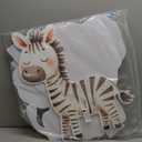 4 Pcs Large Jungle Vbs Animals Decorations 23.6 Inch Safari Birthday Decorations Jungle Animals Cutouts Backdrop Booth Props Party Supplies for Vbs Wildlife Theme Birthday Party Decor