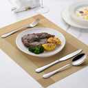 2 x 8-Piece 6.7 Inch Salad Forks Set,Durable Dishwasher Safe Stainless Steel Dessert Forks,Silverware Fork,Flatware Fork For Home Kitchen