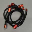 HDMI Extender 8K HDMI Extension Cable 1.5FT 5-Pack, HDMI 2.1 Male to Female Adapter Extension Cord 8K@60Hz, 4K@120Hz, 2K,3D,HDR Compatible with Roku TV Stick, HDTV, PS5/PS4, Laptop, Monitor, Projector