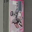 Bayer Baby Doll Stroller Toy Set with Accessories - Pink/Grey Pretend Play Carriage for Toddlers & Kids up to 18 Inch Dolls