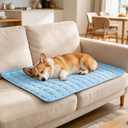 Dog Cooling Mat 2026 Upgraded Arc-Chill Cooling Dog Bed Mat, Washable Pet Cooling Pad (Q-Max>0.4) Cooling Mat for Dogs & Cats Indoor & Outdoor Car Seats (Blue, 59x39 in)