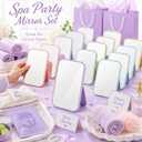 OMISTAR 20 PCS Spa Party Mirrors with Stand, Bulk Vanity Table Mirrors