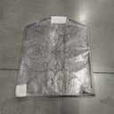 Fireplace Screen 3 Panel Wrought Iron 50"(L) x 36"(H) Modern Stylish Foldable Safety Fire Place Fence Spark Guard Cover Black