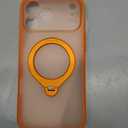 TORRAS Ostand Q3 Air for iPhone 17 Pro Max Case with 360 Magnetic Stand, Fit for MagSafe, Mil-Grade Drop Tested, Camera Control Button, Shockproof Phone Case for iPhone 17 Pro Max 6.9", Horizon Orange