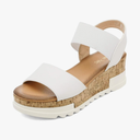 DREAM PAIRS Women's Open Toe Casual Platform Sandals, Size:5.5