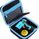 Storage Case for GoGonova Cordless Glue Gun, Hard Waterproof Carrying Case for GoGonova 15s Fast Preheating 2Ah 4V Cordless Hot Glue Gun with Glue Gun Sticks Pocket, Pink, Case Only (Blue)