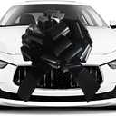 20 Inch Black Bow for Car,1 Pc Giant Present Bow for Large Gift Wrapping New Houses Huge Present Birthday Christmas Decor (Black)