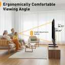 Perlegear Universal TV Stand Legs for Most 3786 90 Inch TVs up to 150 lbs, Height Adjustable TV Legs Replacement Suitable for Soundbar, Table Top Stand Base Max VESA 800 x 500mm, PGTVS20