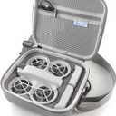 Skyreat Neo Case, Portable PU Leather Small Shoulder Bag for DJI Neo Drone and Batteries Accessories