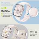 Sport Silicone Band Compatible with Apple Watch Bands  44mm/45mm/46mm/49mm/42mm(series 3 2 1) Women Men,Soft Wristband Waterproof Replacement Sport Strap for iWatch Bands Series 9 8 7 6 5 4 3 2 1 SE Ultra