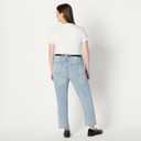 Amazon Essentials Women's High-Rise Straight Leg Jean (Blue)
