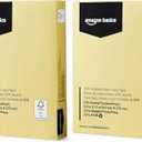 Amazon Basics 30% Recycled Color Copy Paper, 8.5" x 11", 20lb, Pastel Canary, 500 Sheets (Pack of 2)