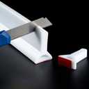 2021 Collapsible Threshold Water Dam -Bathroom Water Stopper Flood Silicone Shower Barrier Dry And Wet Separation Collapsible Shower Threshold (72 Inch)