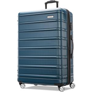 Samsonite Omni 2 28-Inch Large Checked Hardside Luggage with 360 Spinner Wheels - Scratch Resistant Hardshell - TSA Lock - Expandable Polycarbonate Shell for Lightweight Travel - Nova Teal