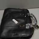 Bosidu Leather Briefcases for Men 15.6 Inch Business Computer Bag Laptop Bag for Men Water Resistance Travel Messenger Bag | Leather, 15.6 Inch, Business, Water Resistance, Travel (Black)