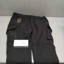 FERNIDA Women Heated Pants with Battery Pack Fleece-Lined Softshell Electric Heating Snow Pants for Outdoor Hiking Skiing (Large, Black)