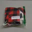 Dog Winter Coat - Windproof Fleece Warm Thick Dog Jacket Clothes for Snow Rainy Cold Weather - Plaid Pet Vest Coat Outfits for Small Medium Large Dogs - Indoor & Outdoor Use (Small) (Red)