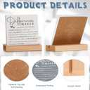 Roowest 10 Pcs Graduation Appreciation Gift for Teacher Motivational Desk Decor Positive Wooden Signs Desk Plaque for Teacher Nurse Secretaries Coworker Employee Office Team(Difference)