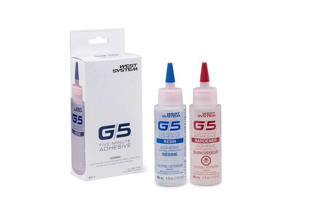 WEST System 865-4 G/5 Five Minute Epoxy Adhesive, 8 fl oz