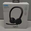 Logitech H390 Wired Headphones with Mic, USB-A Headset with Microphone for PC, Noise Cancelling Microphone for Video Meetings, Music, Gaming - Black