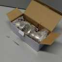 BESTTEN Keyed Entry Door Knob with Lock, Interior and Exterior Door Lock, Standard Ball, Satin Nickel