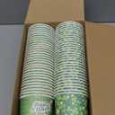 Pickmesh 120 Pcs St Patricks 9 oz Ice Cream Paper Cups Green Irish Shamrock Disposable Snack Bowls Soup Dessert Cups Hot Cold Food for Irish St. Patrick's Day Holiday Spring Party Supplies Decorations