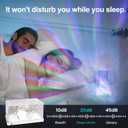 Northern Lights Ocean Wave Projector Light,Pulg in Rotating Water Wave Lamp Projector with Remote,Ocean Lights for Ceiling