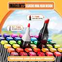 Alcohol Markers 120 Colors with Base Drawing Pen Dual Tip Art Markers for Sketch Anime Illustrations