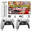 2026 New Retro Gaming Console, Retro Gaming Stick with 20,000+ Classic Games and 23 Game Emulators, Plug & Play 4K HDMI Output Game Console Stick with Dual 2.4G Controllers (64GB)