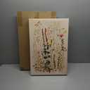 3Pcs Vintage Wildflower Canvas Wall art Country Farmhouse Watercolor Flower Botanical Painting Pictures Wall Decor Floral Poster Print Artwork for Bedroom Living Room Girls Room Decoration