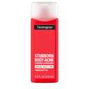 Neutrogena Salicylic Acid & PHA Stubborn Acne Body Wash, Exfoliating Cleanser Acne Treatment for Chest & Shoulder, Gently Clears, Exfoliates & Helps Prevent Breakouts, Fragrance Free, 8.5 Fl Oz