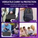 Nintendo Switch 2 carrying case, large-capacity hard shell travel bag,2025 Nintendo Switch second generation hard protective case,Large space to accommodate chargers game card and accessories