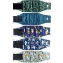 Grecle 5 Pack Dog Diapers Male, Premium Belly Bands for Male Dogs, High Absorbing Male Dog Pee Wraps for Doggie in Incontinence or Excitable Urination and Training, Small