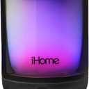 iHome Bluetooth Portable Color Changing iP67 Waterproof, Floatable Bluetooth Speaker with Mega Battery, Rechargeable Speaker