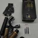 3 in 1 Rotating Hair Dryer Brush Spinning with Detachable Brush(2" & 1.5"),3 Heats and 2 Speeds Rotating Hot Air Brush for Curl,Straight