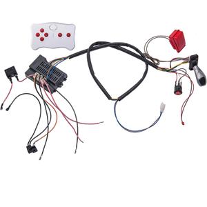 24 Volt Children Electric Car DIY Modified Wires and Switch Kit,with 2.4G Bluetooth Remote Control and Receiver,for Children Electric Ride On Car Accessories