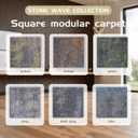 20"x20" Carpet Tiles 24 Pack, Non-Slip Reusable Floor Squares with Seamless Look, Easy DIY Flooring Carpet for Bedroom, Living Room, Office (Blue-03)