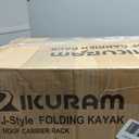 IKURAM R Aluminum Folding J-Style Kayak Roof Rack, Universal 4-in-1 Carrier