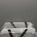 Portable Small Dog Seat for Car, Luxury Center Console Dog Car Seat Booster with Safety Tethers, Anti-Collapse Pet Travel Carseat for SUV, Truck (Light Grey/White)