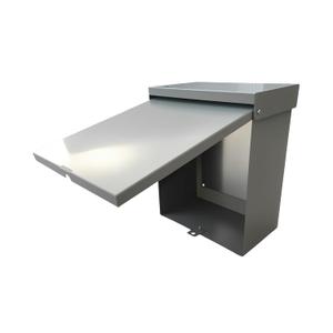 Metal Outdoor Electrical Junction Box, 1086'' Steel Waterproof Wall Junction Box, Lockable, Wall-Mounted, with Mounting Plate, Suitable for Indoor and Outdoor Environments (10in-8in-6in)