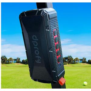 Pro Portable Magnetic Bluetooth Golf Speaker Wireless Waterproof IPX6/Shockproof 3rd Generation Magnetic Golf Speakers for Golf Cart 24Hour Battery Golf Accessories Golf Gifts(TWS & SD Card function)