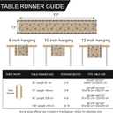 Seliem Cute Grey Table Runner, Grey Polka Dot Kitchen Dining Table Decor, Burlap Home Decoration Indoor Outdoor Party Supply 13 x 72 Inches