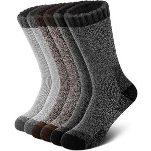 Senker Fashion Merino Wool Socks for Men Women, Hiking Thermal Warm Thick Crew Sock for Winter Outdoors Work 3 Pairs Overall Pick 2Pack