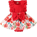 Baby Girl Clothes Newborn Romper Dress Infant Lace Ruffle Sleeveless Summer Outfits with Headband 0-12 Months