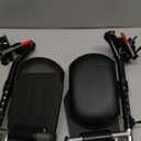 Wheelchair Elevating Legrests with Padded Calf Pads, Composite Footplates, Fits Most Standard wheelchairs of All Brands. Wheelchair Parts,Same Functional Structure as LK3JELR,T94,(1Pr, Black)