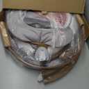 Baby Swings for Infants, Monamii Baby Swing, Bluetooth Infant Swing with Music Speaker, 5 Speeds and Remote Control, Indoor & Outdoor Use (Light Grey)