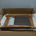 Folding Dining Chairs with Padded Seat Lightweight sillas para Fiestas,2 Pack Folding Chair for Dinner,Party Wedding,Picnic Event, 196LB Weight Capacity(Walnut)